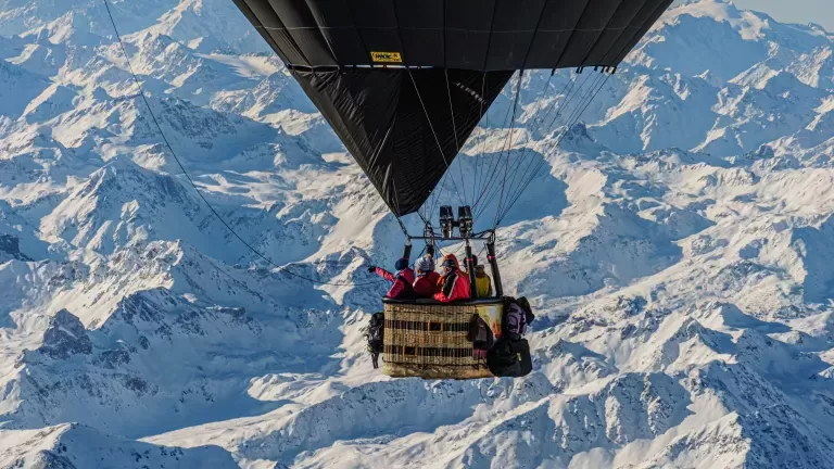 Start on the north side of the Alps, land in Italy