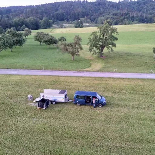 Unser Transportfahrzeug wird kleiner...