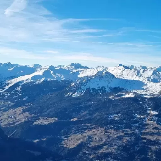 Weitblick über die Alpen
