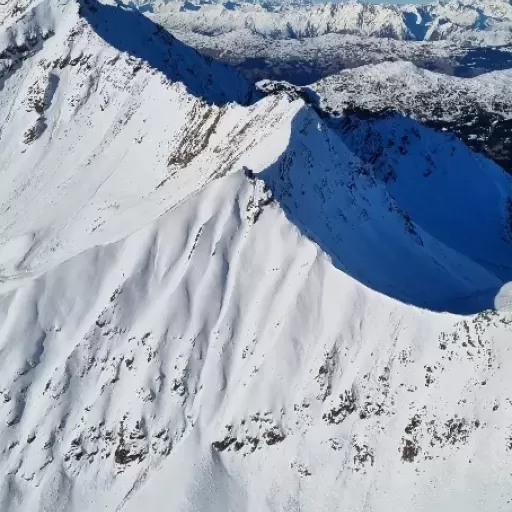 Berge und Schnee