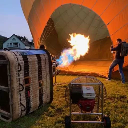 Feuer und Flamme .....das ist der Beginn eines wundervollen Erlebnisses