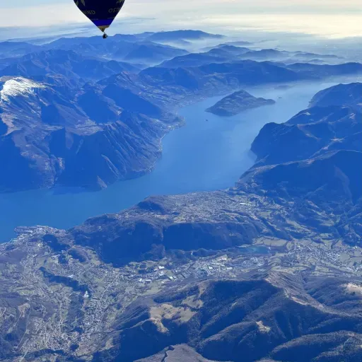 Sicht auf den Lago d'Iseo